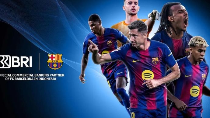 Bank Rakyat Indonesia (BRI) resmi menjalin kemitraan dengan klub LaLiga Spanyol, FC Barcelona sebagai partner perbankan resmi di Indonesia hingga 31 Desember 2027. 