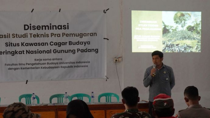 FIB UI Diseminasi Hasil Studi Teknjs Pra-Pemugaean Situs Cagara Budaya Nasiolanal Gunung Padang 2025