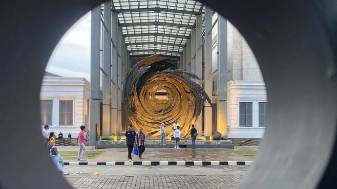 Ilustrasi - Tampak depan Museum nasional Indonesia. ANTARA/Chairul Rohman.