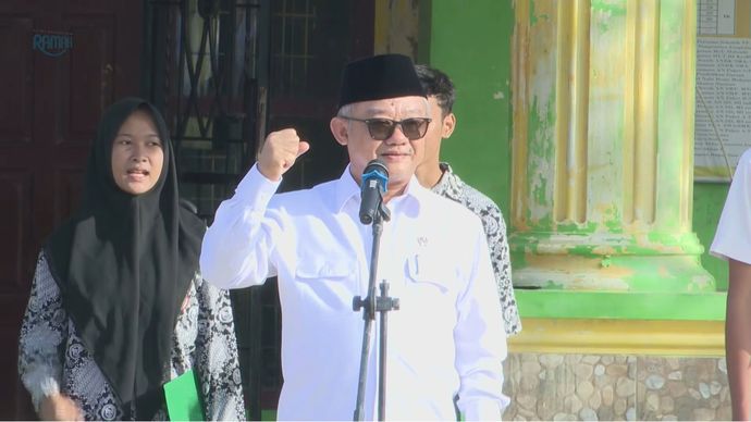 Mendikdasmen Abdul Mu'ti di Aceh Tamiang