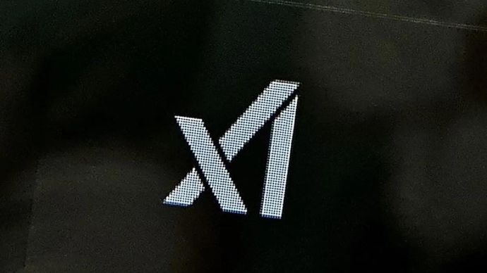 Logo xAI yang merupakan perusahaan kecerdasan artifisial milik pebisnis Elon Musk. ANTARA/Livia Kristianti/am.