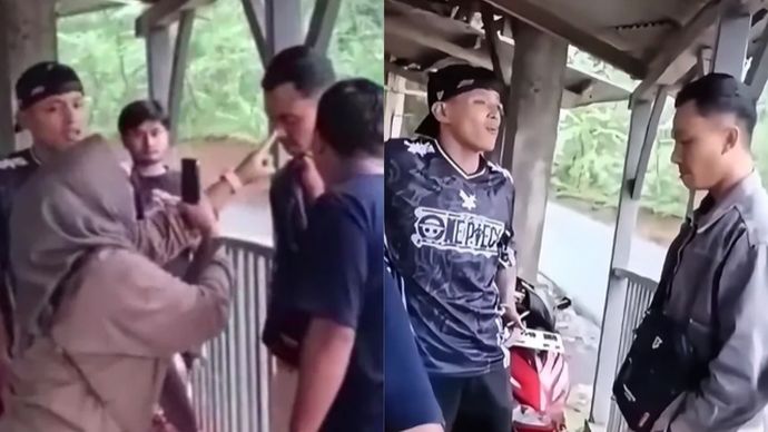 Viral Pria di Intimidasi Pihak Kepala Desa di Garut