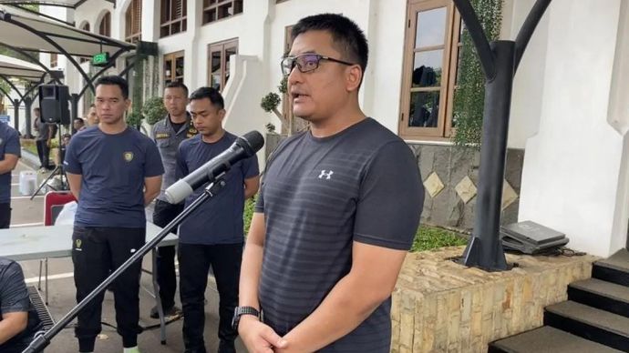 Kepala Dinas Penerangan Angkatan Darat (Kadispenad) Brigjen TNI Donny Pramono (ANTARA/Fath Putra Mulya)