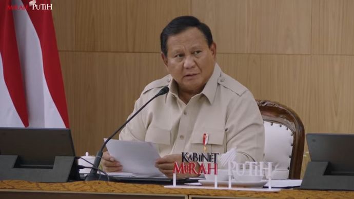 Prabowo Subianto di Hambalang