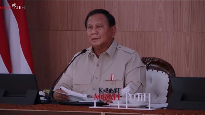 Prabowo Subianto di Hambalang