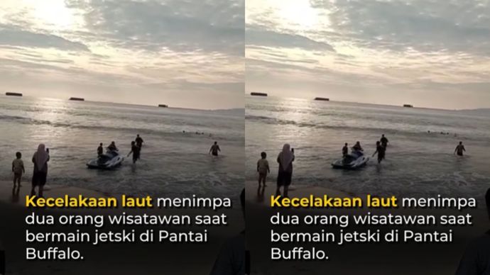 Dua Orang Kritis Usai Alami Kecelakaan Jetski di Palabuhanratu