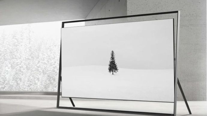 Samsung memamerkan TV Micro RGB 130 inci di CES 2026. (Foto: Istimewa via Gizmochina) 