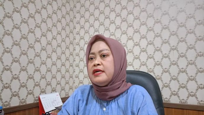 Kepala Unit Perlindungan Perempuan dan Anak (PPA) Satreskrim Polres Metro Jakarta Timur Kompol Sri Yatmini di Mapolres Metro Jakarta Timur, Rabu, 7 Januari 2026. (ANTARA/Siti Nurhaliza)