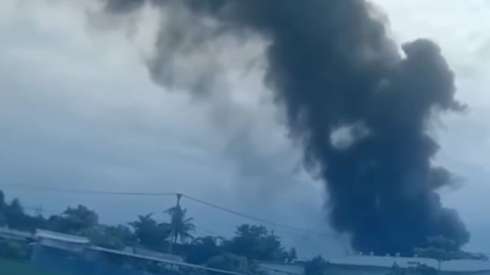 Pabrik Styrofoam di Tangerang Terbakar Hebat