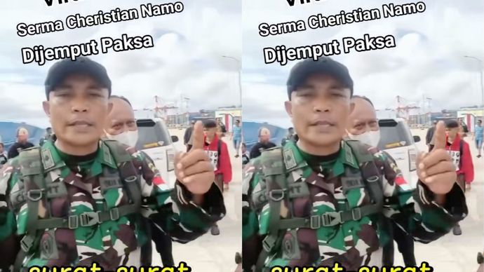 Pelda Christian Namo, ayah dari mendiang Prada Lucky Namo