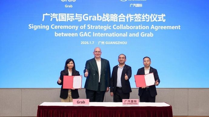 Grab Bermitra dengan GAC untuk Tingkatkan Pengalaman Ride-Hailing Kendaraan Listrik di Asia Tenggara