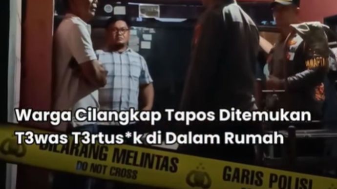 warga tapos depok ditemukan tewas