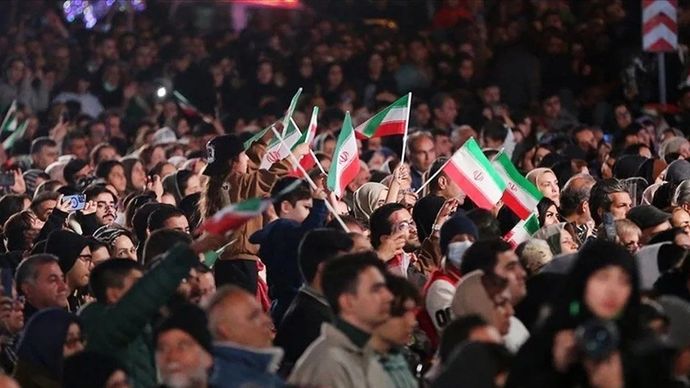 Ilustrasi - Aksi protes di Iran. Anadolu/as. 