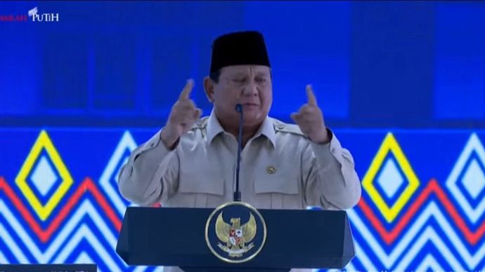 Prabowo Subianto dalam Peresmian Sekolah Rakyat
