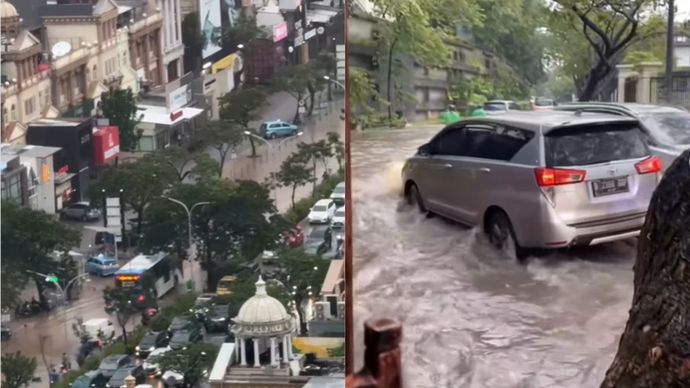 Banjir di PIK 1 Jakut