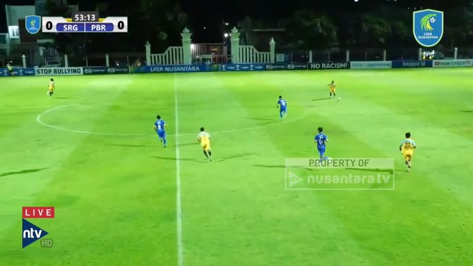 Perserang vs Pekanbaru FC di Liga Nusantara.