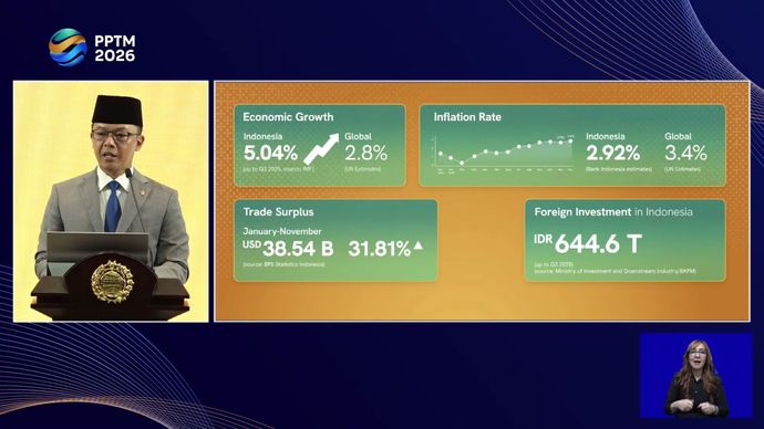 Pers Tahunan Kementerian Luar Negeri awal 2026 yang disiarkan melalui akun YouTube resmi Kementerian Luar Negeri Republik Indonesia, Rabu, 14 Januari 2025.