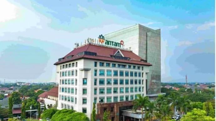 Kantor PT Aneka Tambang Tbk (Antam).