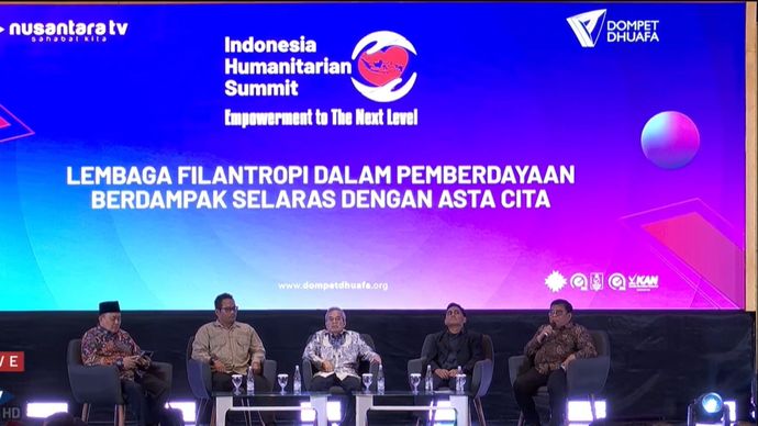 Indonesia Humanitarian Summit yang digelar Dompet Dhuafa
