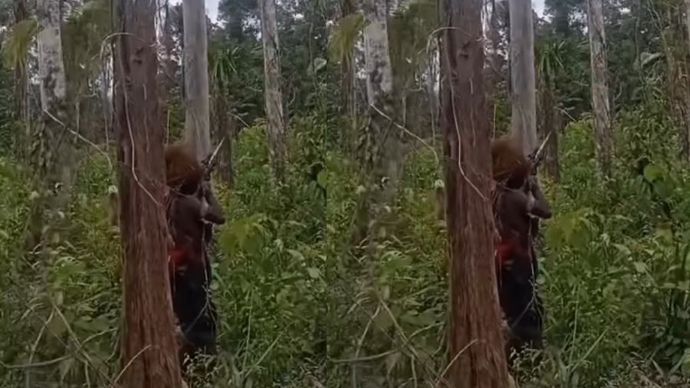 OPM tembaki pesawat trigana di Yahukimo 