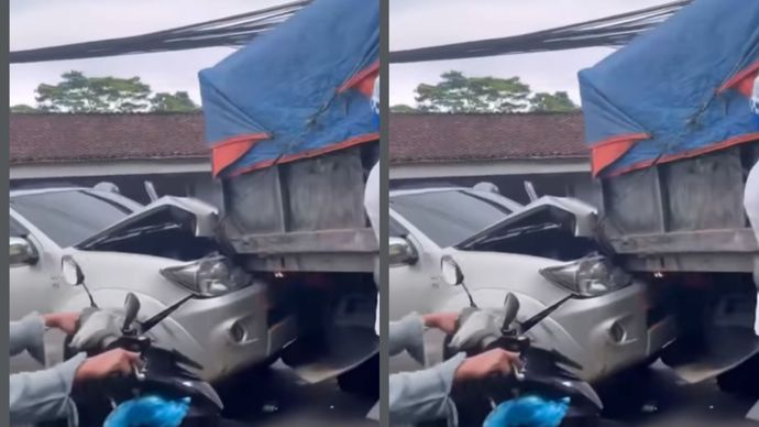 Arus lalu lintas di Tanjakan depan Sekolah Yapan, Sawangan, mengalami kemacetan pada Kamis pagi akibat kecelakaan lalu lintas yang melibatkan sebuah truk dan mobil. Peristiwa ini terjadi pada Kamis, 15 Januari, sekitar pukul 08.15 WIB, dan saat ini dilaporkan sudah dalam penanganan petugas Dishub &amp; Kepolisian di lapangan.