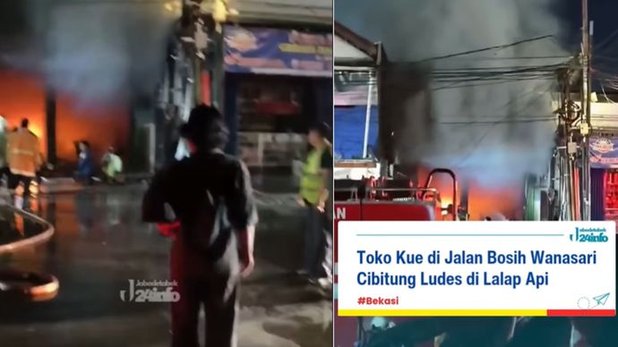 Kebakaran melanda sebuah toko kue di Jalan Bosih Raya, Wanasari, pada Jumat pagi (16/01/2026). Petugas pemadam kebakaran masih berjibaku di lokasi untuk mengendalikan api. Hingga kini, penyebab kebakaran serta total kerugian masih dalam penyelidikan.