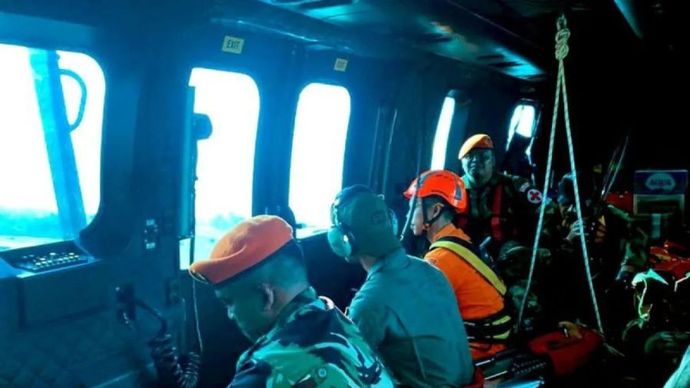 Tim gabungan tengah fokus melakukan pencarian pesawat hilang kontak di Sulsel, Sabtu.