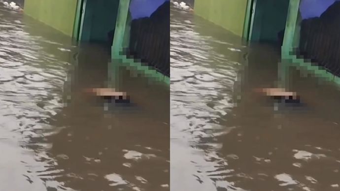 Lansia Tewas Terbawa Arus Banjir di Bekasi