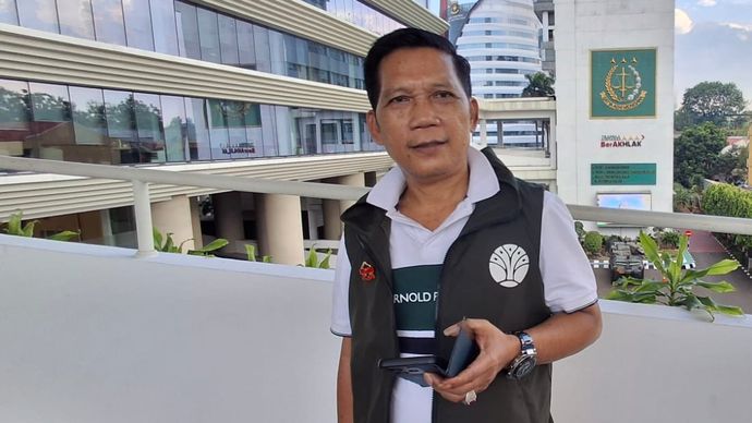 Sekjen Matahukum, Mukhsin Nasir. 