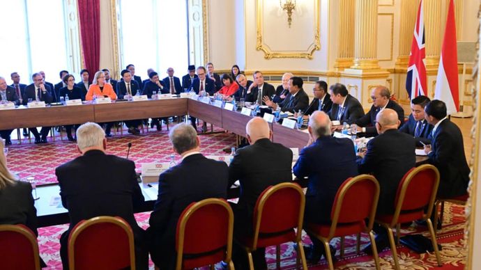  Presiden Prabowo di forum UK-Indonesia Education