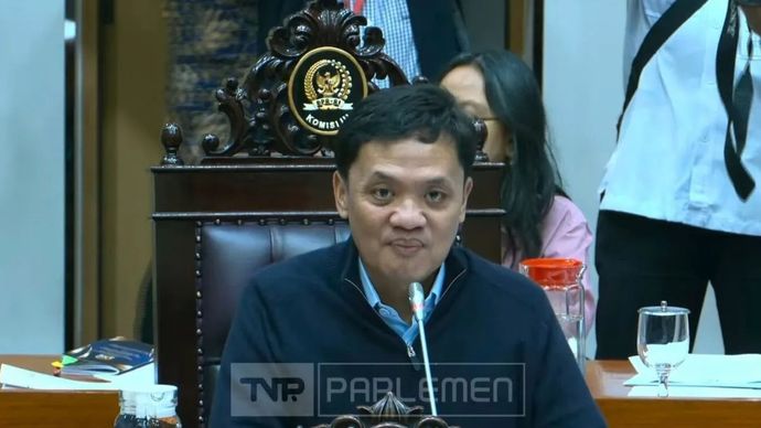 Tangkapan layar - Ketua Komisi III DPR RI Habiburokhman dalam rapat kerja bersama pemerintah di Jakarta, Rabu, 21 Januari 2026. ANTARA/YouTube/TVR Parlemen/Agatha Olivia Victoria