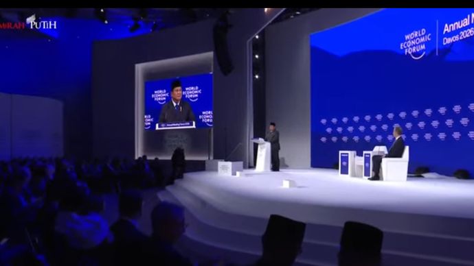 Prabowo Subianto di WEF Davos Swis