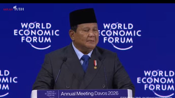 Prabowo Subianto di WEF Davos Swis