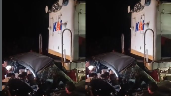 Avanza Dihantam Kereta Api di Tebing Tinggi, 9 Orang Tewas