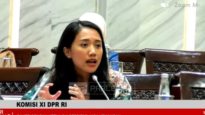 Anggota Komisi XI DPR RI Puteri Anneta Komarudin. 
