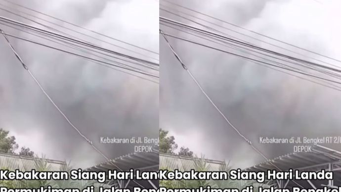 kebakaran hantam rumah warga Depok