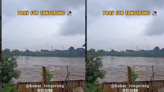 Sirine Pintu Air 10 Sungai Cisadane Berbunyi, Peringatan Banjir?