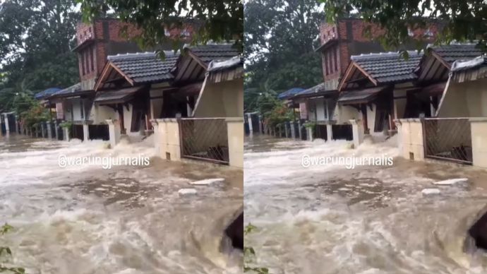 Luapan Kali Angke Tangerang