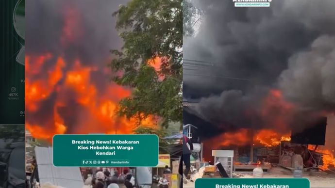 Kebakaran kios