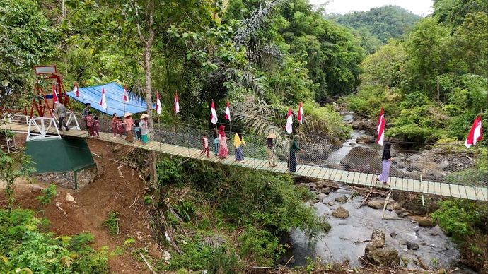 Jembatan Gantung Pangandaran