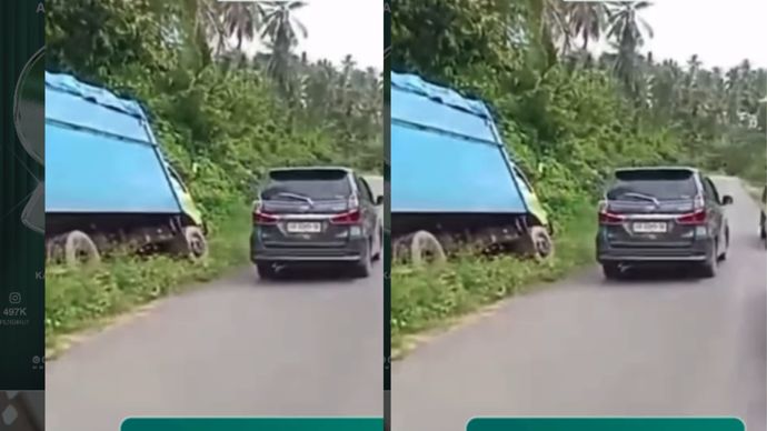 Kecelakaan lalu lintas terjadi di tanjakan Desa Batu Putih, Kecamatan Poleang Selatan, Kabupaten Bombana, Sulawesi Tenggara (Sultra), Jumat (23/1/2026) sore. Sebuah truk bermuatan air mineral menabrak minibus dari belakang setelah gagal menanjak di jalur tersebut.