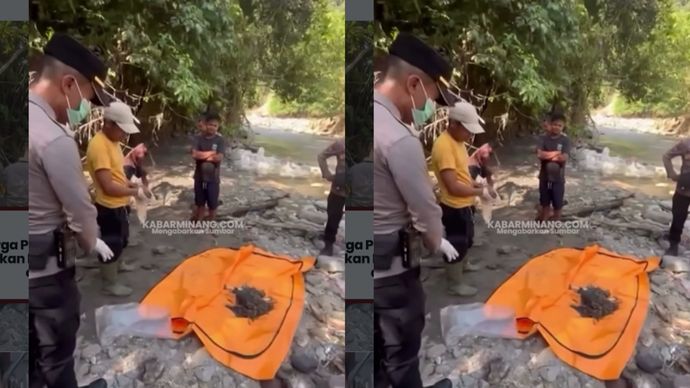 Warga digegerkan dengan penemuan kerangka manusia di aliran Sungai Batang Anai, tepatnya di Korong Kandang Ampek, Nagari Guguak, Kecamatan 2x11 Kayu Tanam, Padang Pariaman, pada Sabtu (24/1/2026) siang.