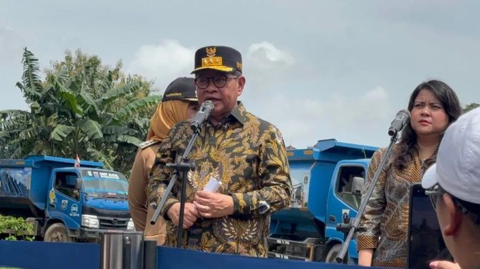 Gubernur DKI Jakarta Pramono Anung Wibowo saat dijumpai di Jakarta Barat, Senin, 26 Januari 2026. ANTARA/Lifia Mawaddah Putri.