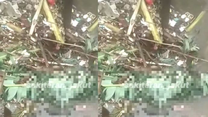 SESOSOK MAYAT PRIA DI TEMUKAN DI KALI JEMBATAN KALIJODO PENJARINGAN !!! .