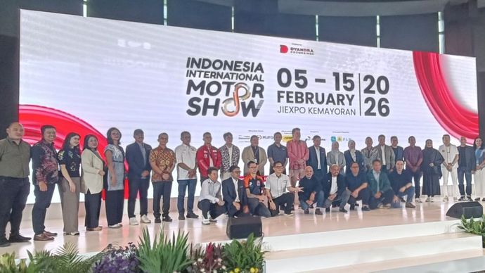 Pameran otomotif IIMS 2026 siap digelar di JIExpo Kemayoran, Jakarta, pada 5-15 Februari 2026. (Foto: Adiantoro/NTV)