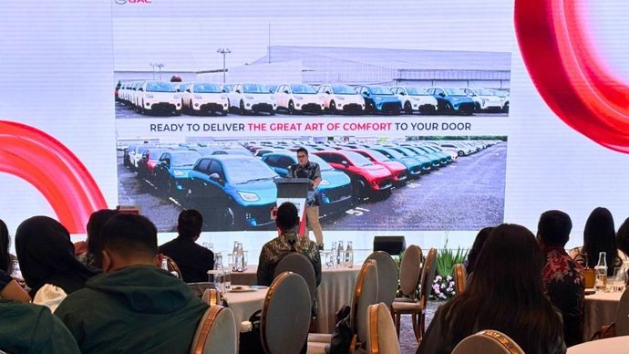 Marketing Communications dan Public Relations GAC Indonesia, Valdo Prahara  pada saat press conference IIMS 2026. (Foto: Dok/Istimewa) 