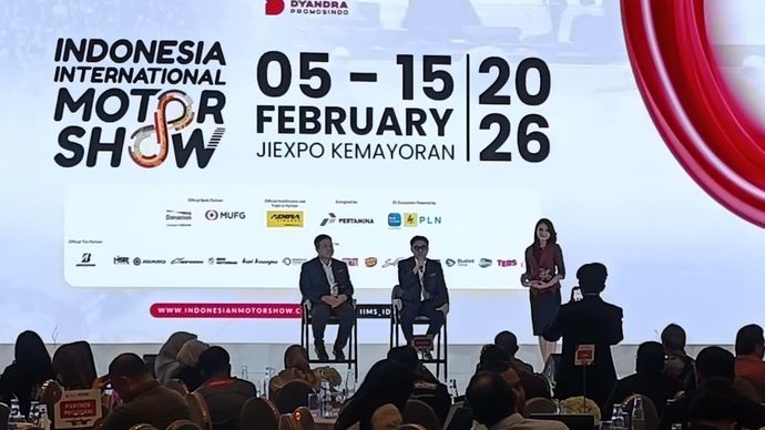 Pameran otomotif IIMS 2026 siap digelar di JIExpo Kemayoran, Jakarta, pada 5-15 Februari 2026. (Foto: Adiantoro/NTV)