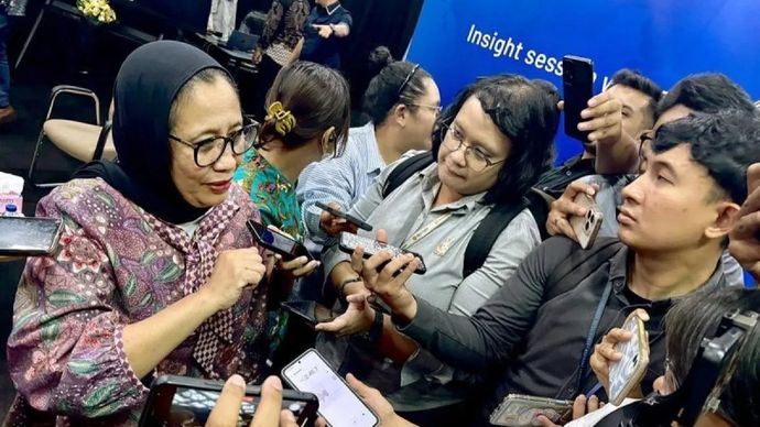 Wakil Kepala Badan Gizi Nasional (BGN) Nanik S. Deyang. ANTARA/Genta Tenri Mawangi/aa.