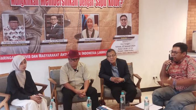 Sorotan terhadap akuntabilitas pemberantasan korupsi di Indonesia. 