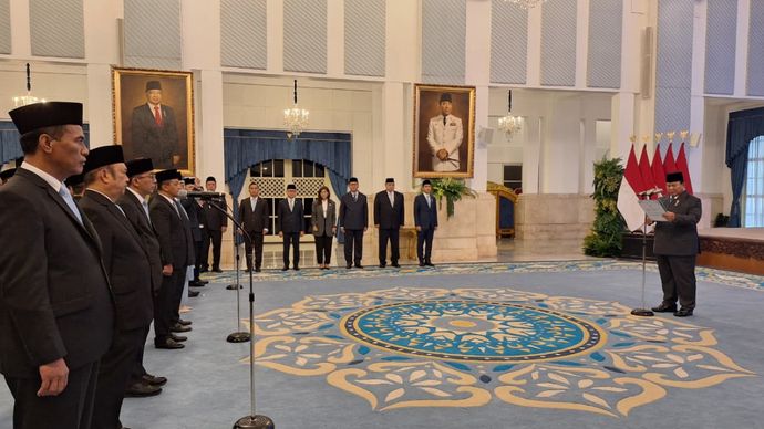 Prabowo Lantik Dewan Energi Nasional 2026&ndash;2030 di Istana Negara
